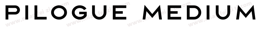 pilogue Medium字体转换